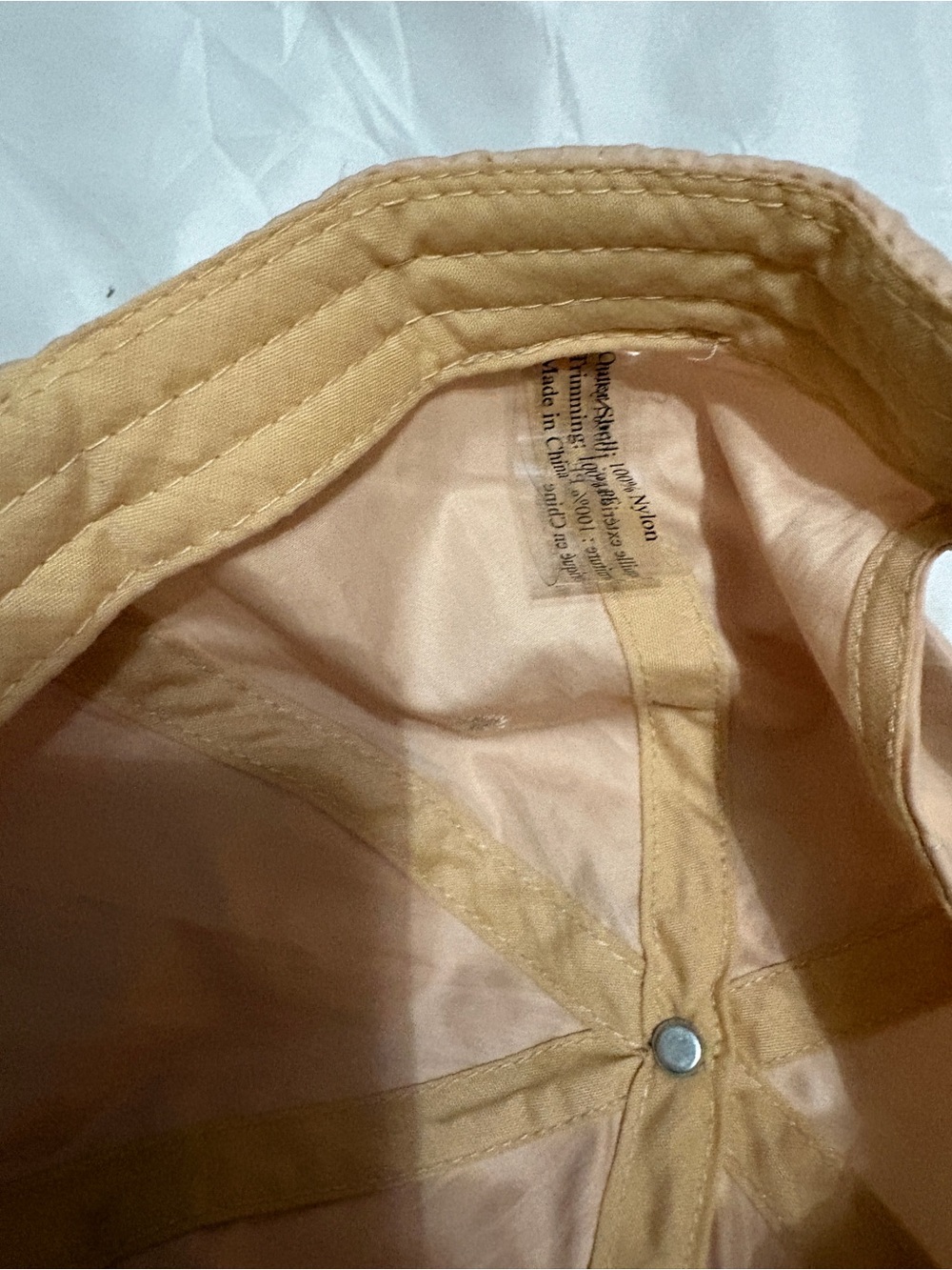 BEIS Tan Baseball Cap with Gold Embroidery - Picture 9 of 9